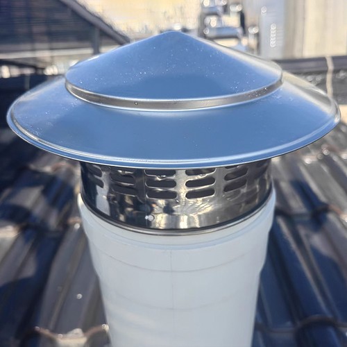 Stainless steel flue cap - steel,