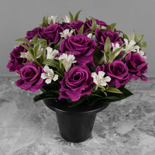 Grave Pot Artificial 16 Head
