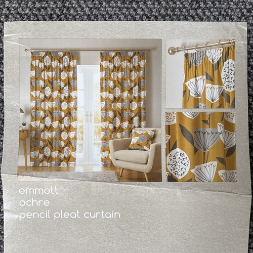 Dunelm ochre yellow emmett - yellow, 'emmett'