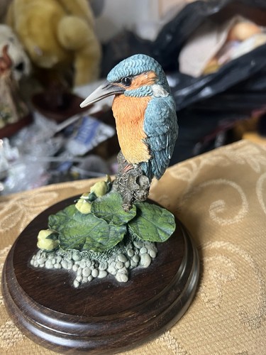 Vintage kingfisher ornment - vintage,