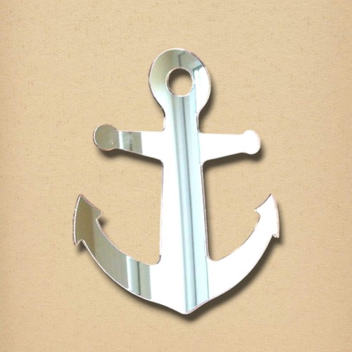 Anchor shaped wall mirror - anchor,
