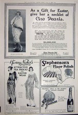 Original Old Vintage Print