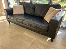 Genuine Leather 3  Seater sofa
