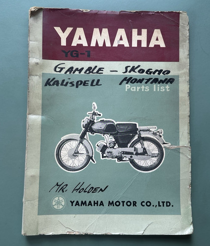 Vintage yamaha80 model 1 - model, yg-1