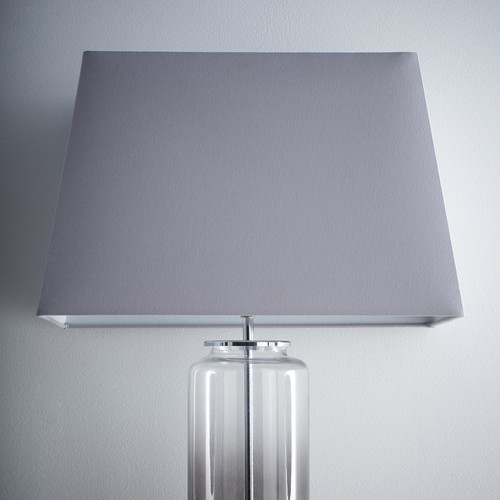 Grey modern rectangle linen - grey,