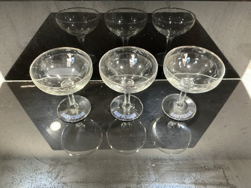 Babycham glasses with deer - glasses,