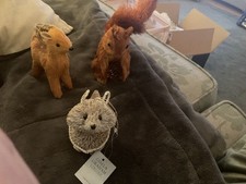 Woodland Animals Christmas Tree  Ornament Squirrel + 2 more