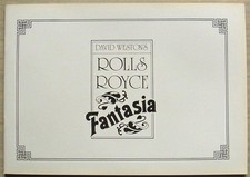 ROLLS ROYCE FANTASIA DAVID WESTON ARTWORK Car Brochure Paintings
