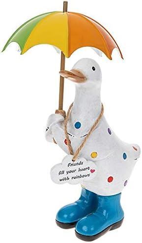 David ducks rainbow brolly - ducks,