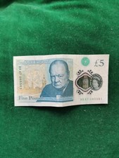 AK47 £5 Note Genuine Banknote