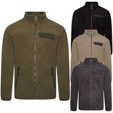 Mens Sherpa Fleece Borg Jacket