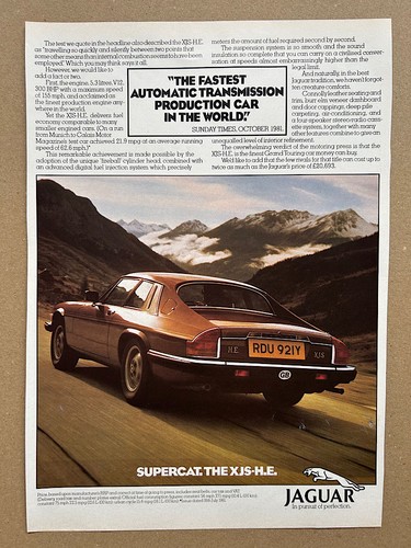 Jaguar xjs memorabilia - xjs-he,