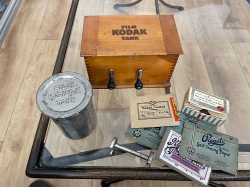 Vintage kodak film - kodak, tank
