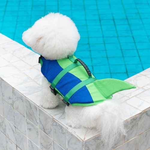 Shark shape dog life vest - life,