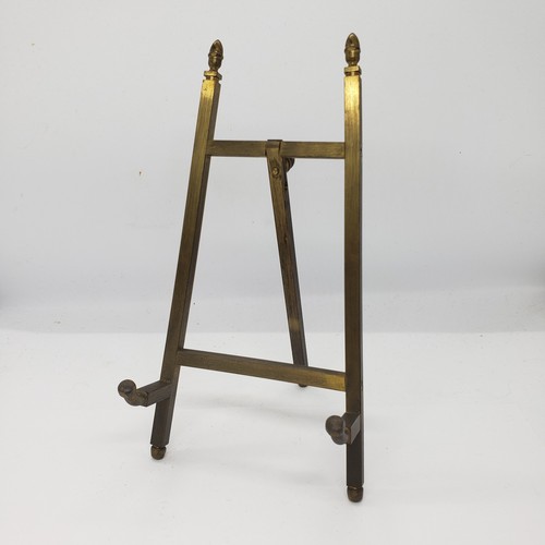 Antique brass folding display - brass,