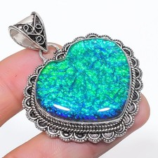 Ammolite Heart Shape Gemstone