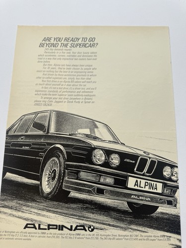 Original 1984 e28 bmw alpina - e28,