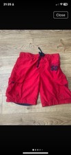 Urban Spirit Red Surf Swim Shorts Size M