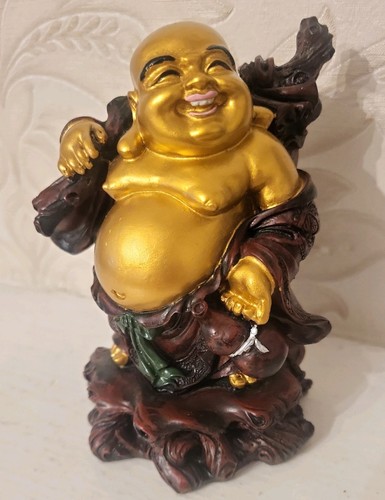Happy buddha statue 11cm - buddha,