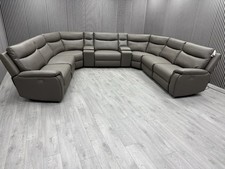 MAVERICK EXPRESS U SHAPE CORNER SOFA ELECTRIC RECLINER USB FABRIC RRP £3499.99