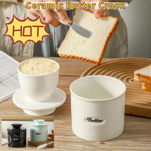 Butter bell crock with lid - crock,