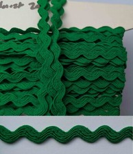 25 METRES - Green - RIC RAC 5mm braid, trim, edging, crafts, sewing, upholstery