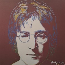 1980s Andy Warhol Signed Limited Edition Lithograph - John Lennon (The Beatles)