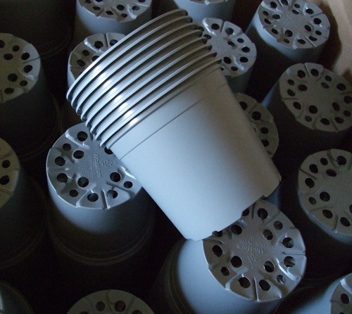 Litre grey recyclable plant - grey,