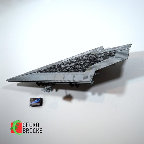 Wall mount for lego 10221 - mount,