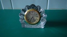 Waterford-NOCTURNE-Crystal Shell Desk Clock