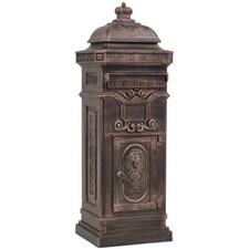 Pillar Letterbox Aluminium