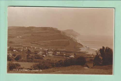Dorset postcard charmouth - -,