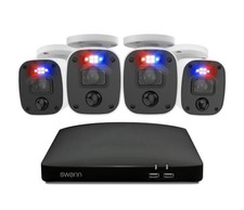 Home 4 Camera 8 Channel 2K DVR 1TB HDD Security System with Mic