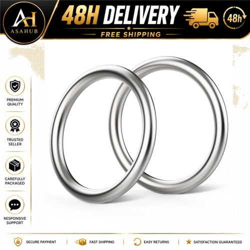 Inch stainless steel rings - stainless,