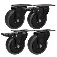 4x Castor Wheels Large 100mm