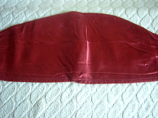 ~ VINTAGE RED SATIN CUMBERBAND & TIES - 234 x 25 cms - BONED & RUCHED FRONT [A2]