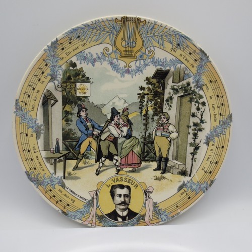French faience sarreguemines - faience,