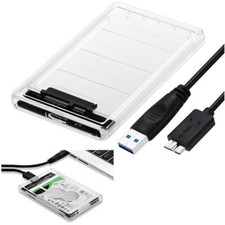 2.5" SATA USB 3.0 Clear Hard