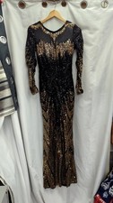 GODDIVA GOLD & BLACK SEQUIN