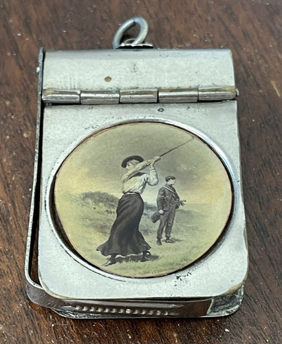 Antique edwardian vesta case - antique,