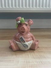 Vintage Natwest Baby Woody Piggy Bank Money Box Original Stopper Wade Pig
