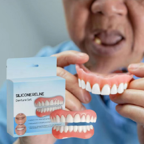 New silicone denture - new,