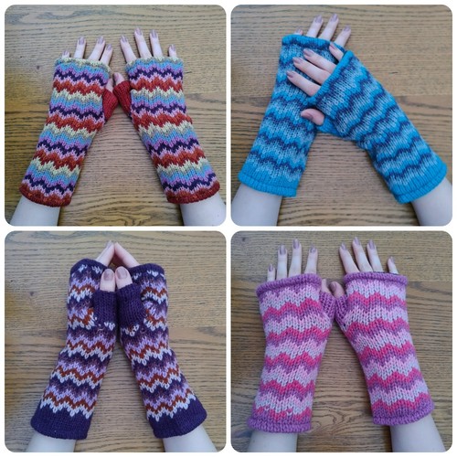 Zig zag pattern wool - pattern, wrist