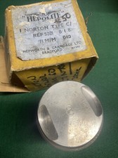 Norton 350 International 40 Model 50 55 Hepolite Piston +.040” NOS 