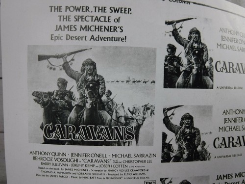 Caravans movie mini sheet - caravans,