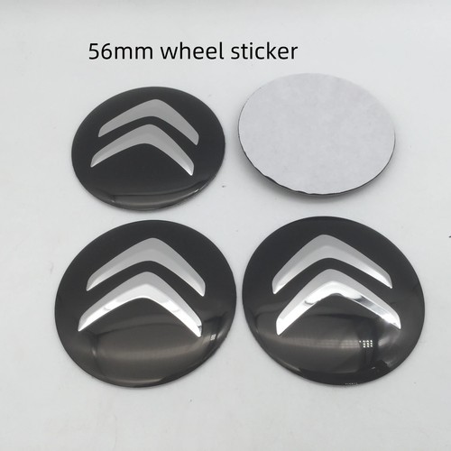 4pcs 56mm black - 3d, car