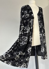 Michele Hope Black Grey Velvet