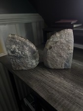 Natural Agate Bookends