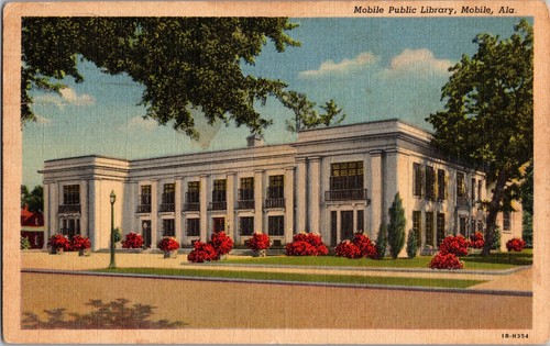 Postcard mobile public library - postcard,