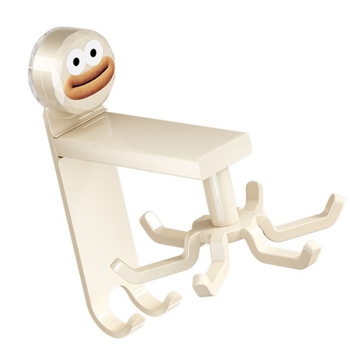 Rotatable suction cup rack for - cup,